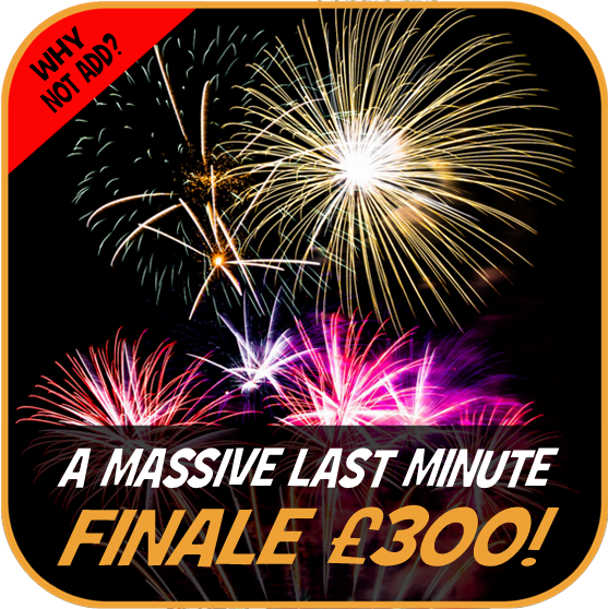 Massive Last Minute Firework Finale